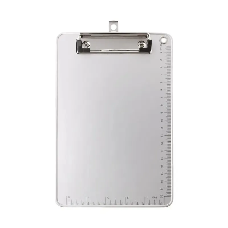 Portable A4A5 en alliage d'aluminium écriture Clip conseil antidérapant fichier panneau dur porte-papier pour fournitures de papeterie scolaire de bureau 240105