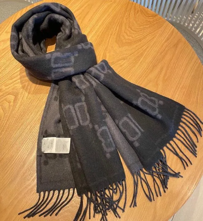 Luxury Cashmere Scarf för Autumnwinter Women för att tjockna och hålla varm mångsidig ny stil Long Style Cape 4 Colors3179010