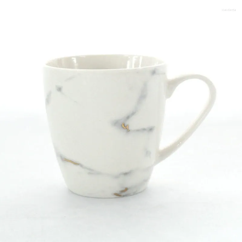 Кружки Простая керамическая кофейная чашка и держатель для чаши, набор из 4 предметов, подарочная коробка