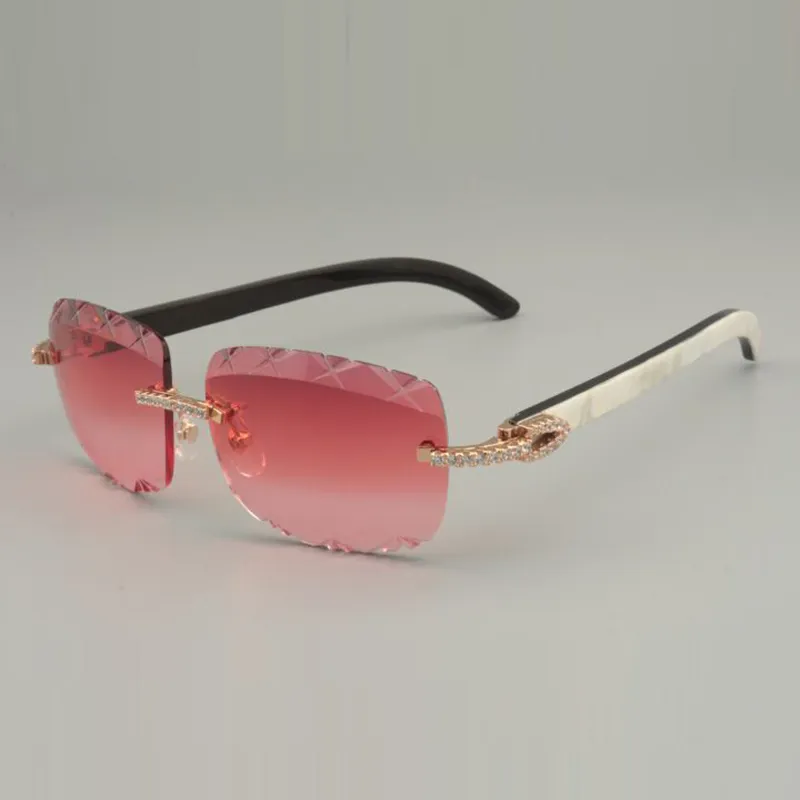 2019 New Best Selling Natural Mixed Horn Sunglasses Unique Design Diamond Sunglasses 8300756 B Engraving Lens Size 56 18 140mm From 72 16 DHgate