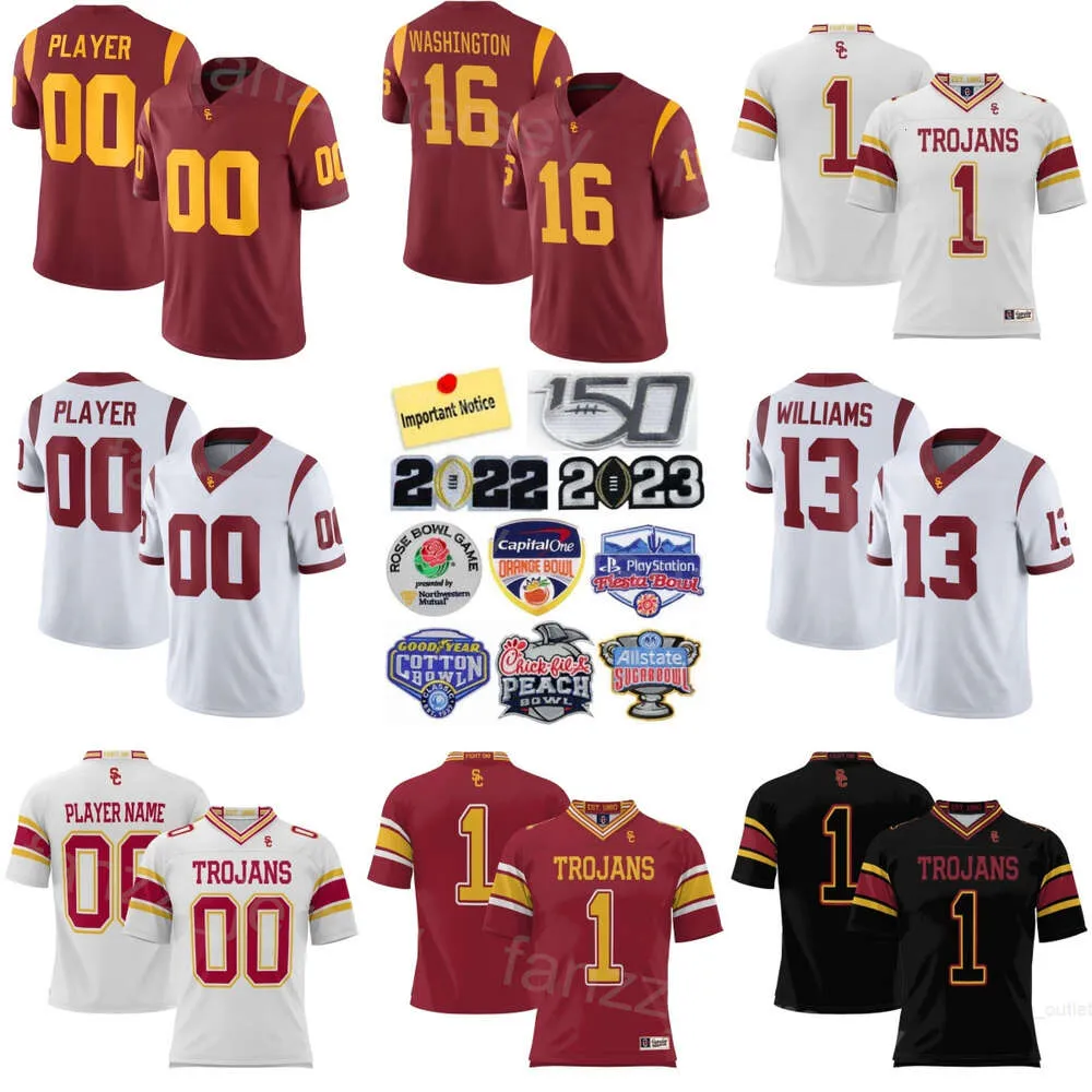 Stitch Football College USC Trojans 2 Brenden Rice Jerseys Mens ProSphere 15 Dorian Singer 19 Jaylin Smith 13 Caleb Williams 0 MarShawn Lloyd 16 Tahj Washington