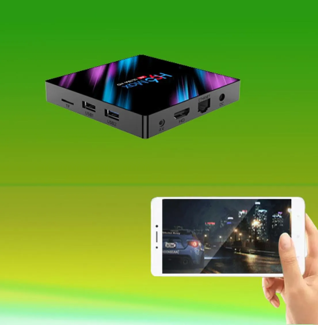 Google Play ТВ-приставка Android 10 H96 MAX Rockchip 4G 16 ГБ 32 ГБ 64 ГБ Android ТВ-приставка 2450G Wi-Fi Bluetooth 40 4K 3D Android box3242823