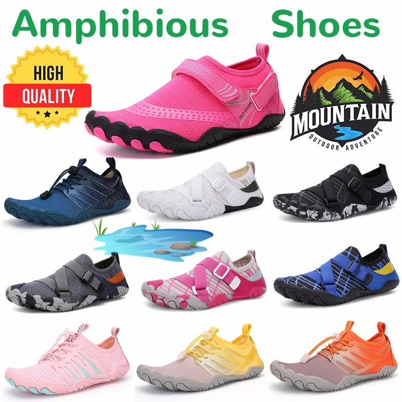 Scarpe da acqua antiscivolo Donna Uomo Asciugatura rapida Surf all'aperto Scarpe da scoglio in rete traspirante Scarpe da ginnastica da spiaggia Calzini da immersione Scarpe da ginnastica antiscivolo Scarpe da nuoto in acqua Spiaggia Casual