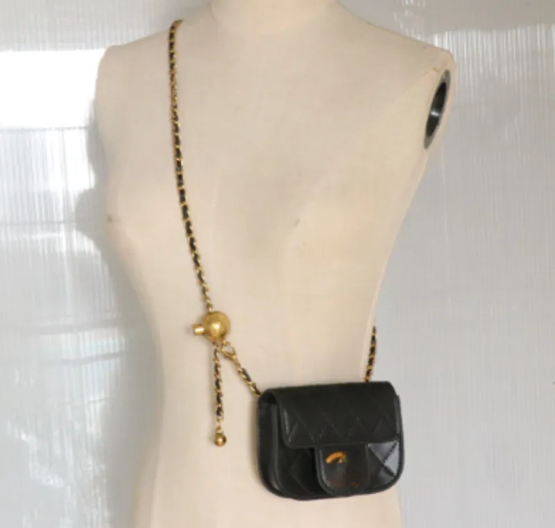 Mini Bag Lingge Chain Waist Lady Bag