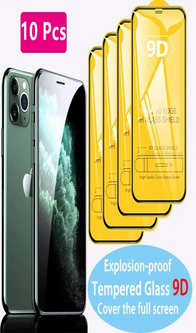 iPhone 13 12 11 Pro Max X XS Max XR 7 8 6 6S Plus SE1026883 용 9d Full Protection Glass Screen Protector