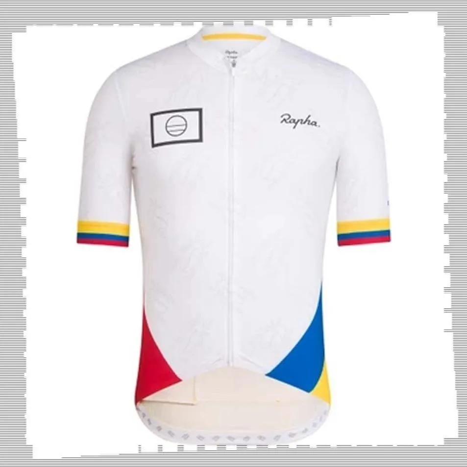 Pro Team Rapha Cycling Jersey Erkek Yaz Hızlı Kuru Spor Üniforma Dağ Bisiklet Gömlekleri Yol Bisiklet Üstleri Yarış Giyim Açık Dış Mekan 300K