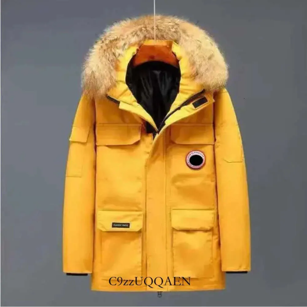 Canda Goose Golden Goose Пуховые парки Куртки Зимняя рабочая одежда Куртка Уличная утолщенная модная теплая пара в прямом эфире 205
