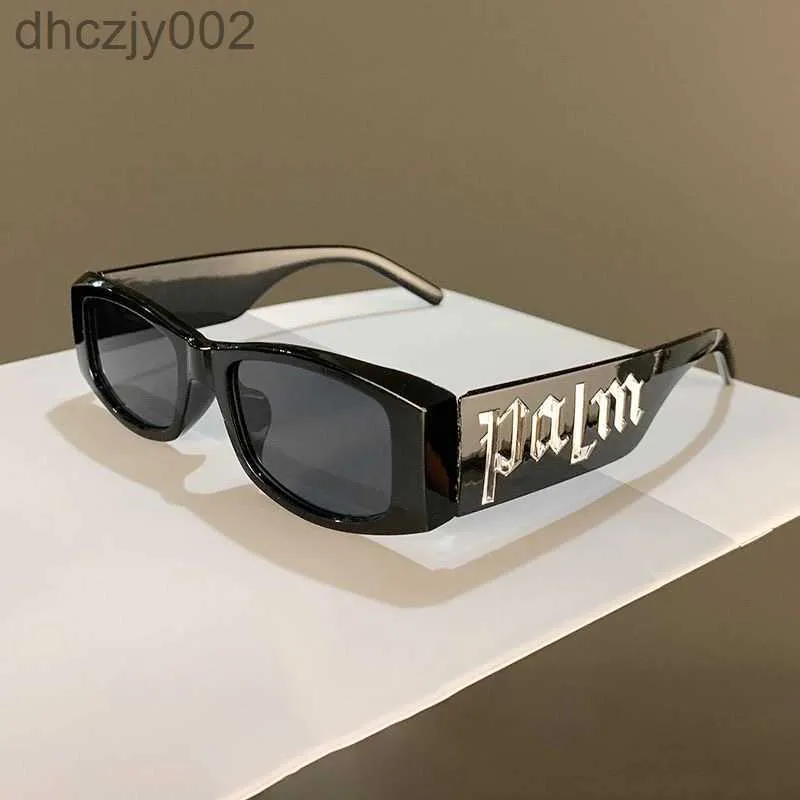 Palmangel Designer Sunglasses for Women Men Summer Shades Polarized Eyeglasses Big Frame Black Vintage Oversized Sun Glasses of Male H6AC