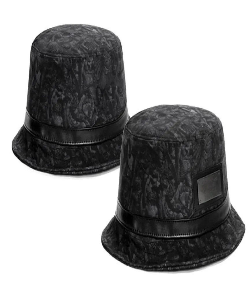 2017 New Fashion & Sons god leather Bucket Hats Unisex fashion Bob Caps Hip Hop Men Women Summer Fishing Hat7901691