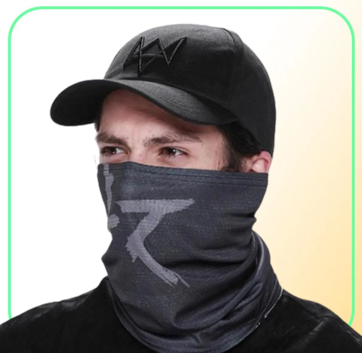 2020 Watch Dogs Mask Cotton Costume Cosplay Aiden Pearce Face Mask262N249h6805499