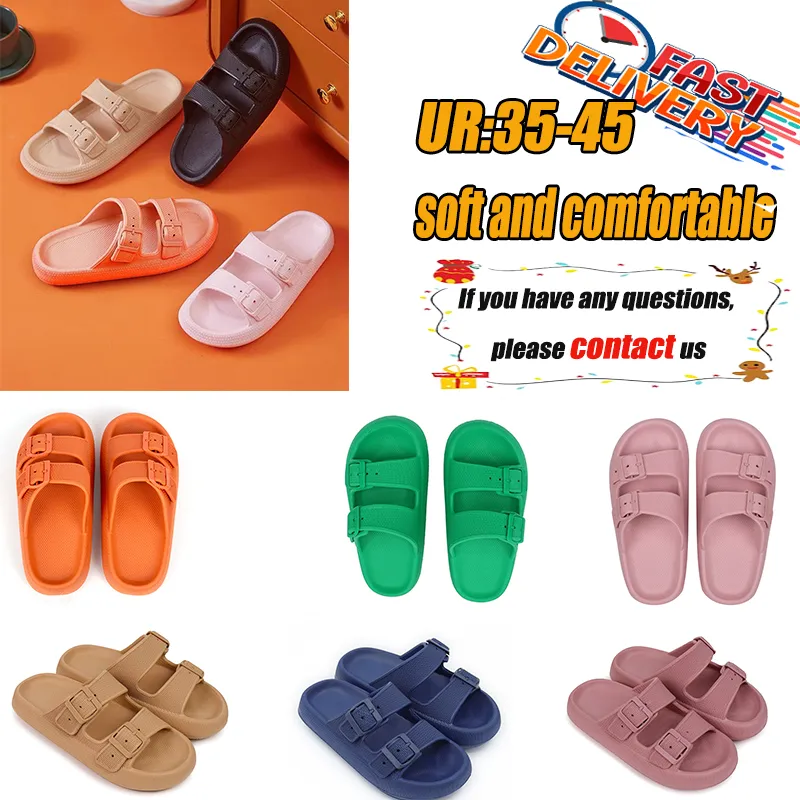 Chinelos de alta qualidade Slides dos homens Verão Flip Flops Homem Clappers Indoor Cloud Slipper EVA House Shoes Mulheres Plataforma Beach House Sandálias 35-45