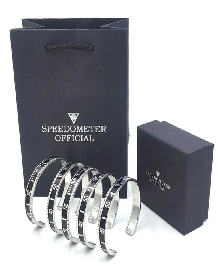 Hela armband med hög kvalitet för armband för män i rostfritt stål manschettmätare armband modeme039s smycken med detaljhandel PA3205724