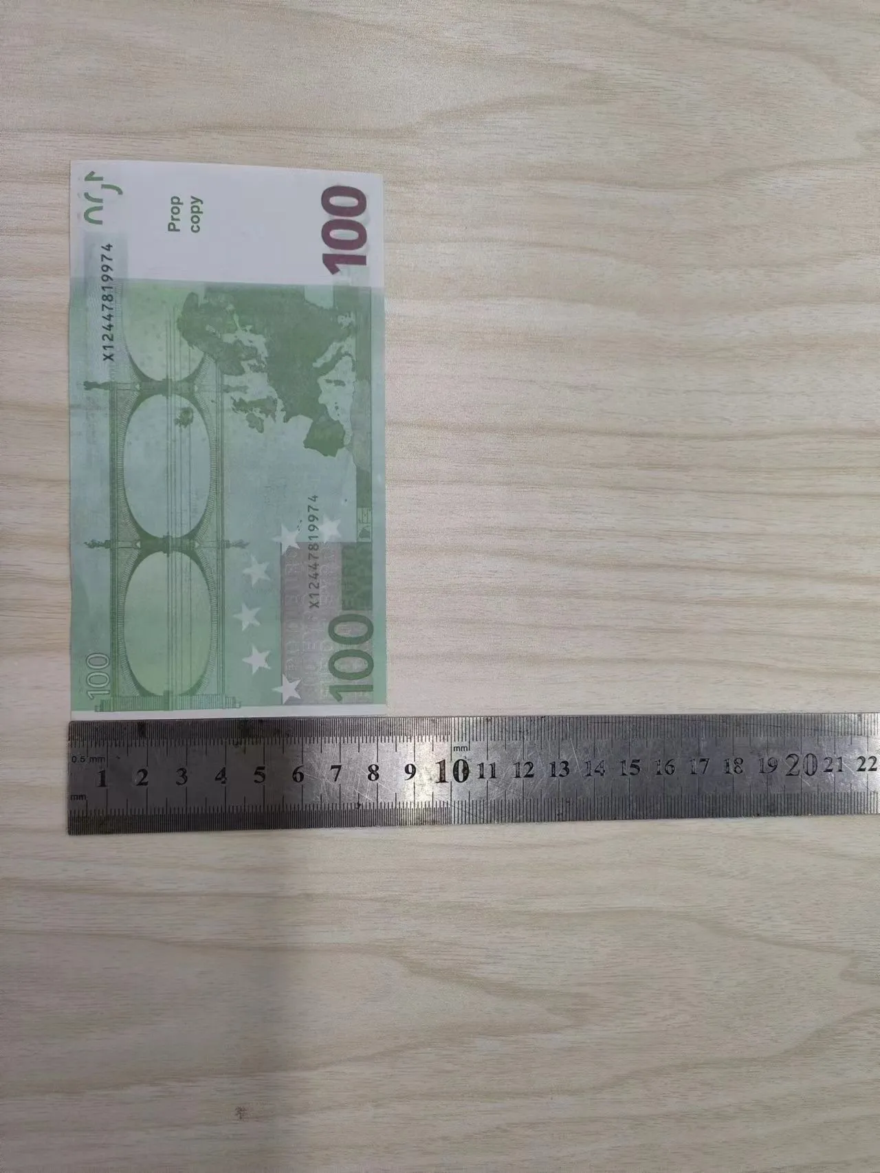 Kopiuj pieniądze rzeczywiste 1: 2 Rozmiar Praktyki Rachunkowania Konkurs Specjalny 100 juanów banknotowy papier papierowy fotografowanie p mmkjo