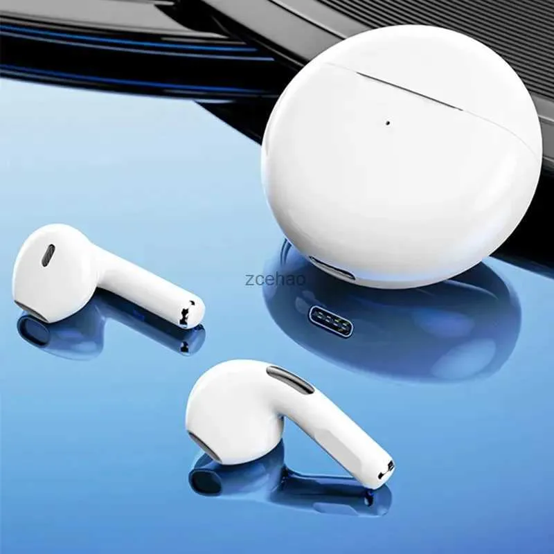 Auricolari per cellulare Cuffie Pro6 Cuffie Bluetooth con microfono Auricolari Impermeabili con cancellazione del rumore TWS Pro 6 Auricolari wirelessl240105