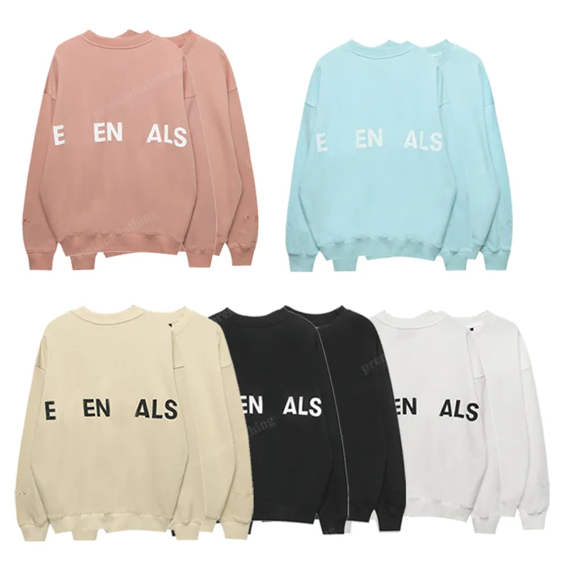 Street Hip Hop Loose Casual Fashion Sweatshirt rund hals långärmad huvlös pullover designer toppar för män och kvinnor