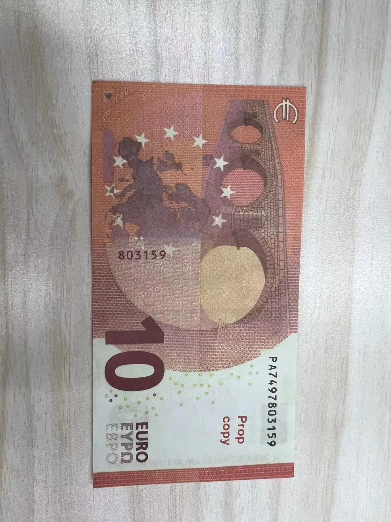 Copy Money Actual 1:2 Size Festive Party Supplies Top Quality Prop Euro 10 20 50 100 Toys Fake Notes Billet Movie Nibki