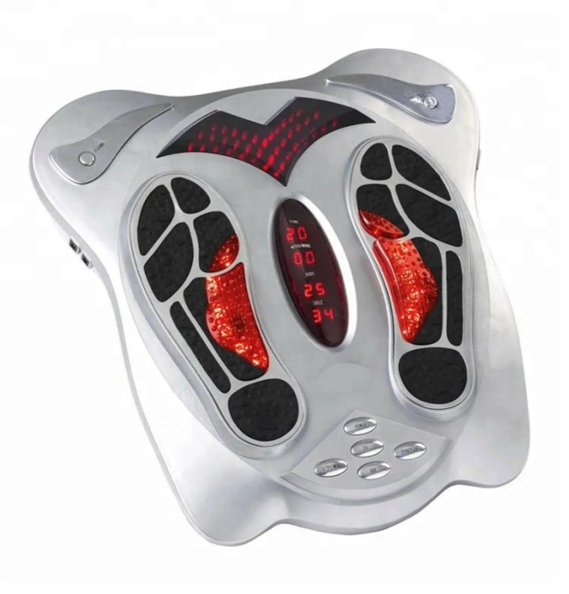 Health protection instrument electric foot massage machine with electrode paster Infrared TENS EMS foot massager6453264