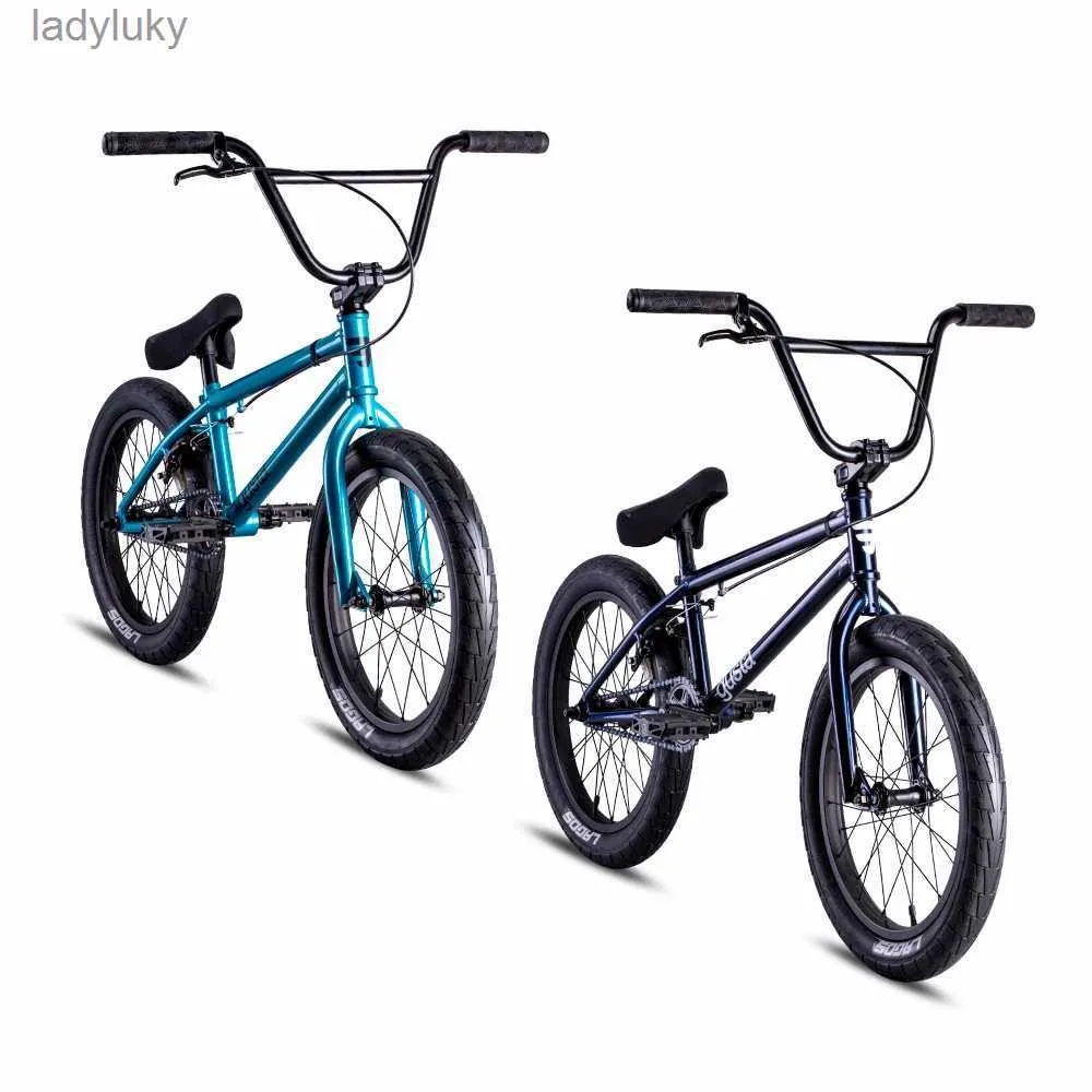Fahrräder Funsea Fahrrad 18 Zoll Fahrräder für Mädchen Jungen Kinder BMX Fahrrad Stunt Kinder Teenager Kind CPSC1512 EN16054 Glänzend glänzende FarbenL240105