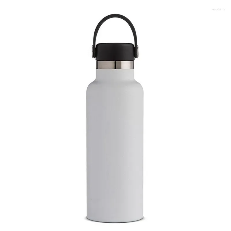 Butelki z wodą 1 szt. Izolowana butelka termiczna zimny napój 600 ml przenośny czajnik do domu na prezent na zewnątrz sport