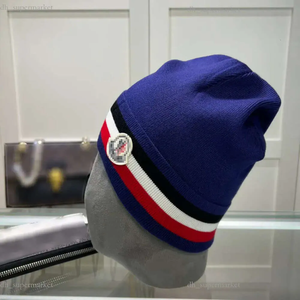 Designer Beanie Luxury Hat Monclar Cap Beanie Skull Cap Lämplig för män och kvinnor Monclair Cap värme Trend Outdoor Casual Unisex Trend Classic