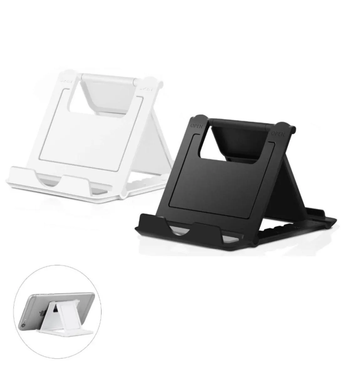 Table pliante universelle entière, Support de téléphone portable, Support en plastique, socle de bureau pour votre téléphone, Smartphone, tablette, anneau de Support 3011751