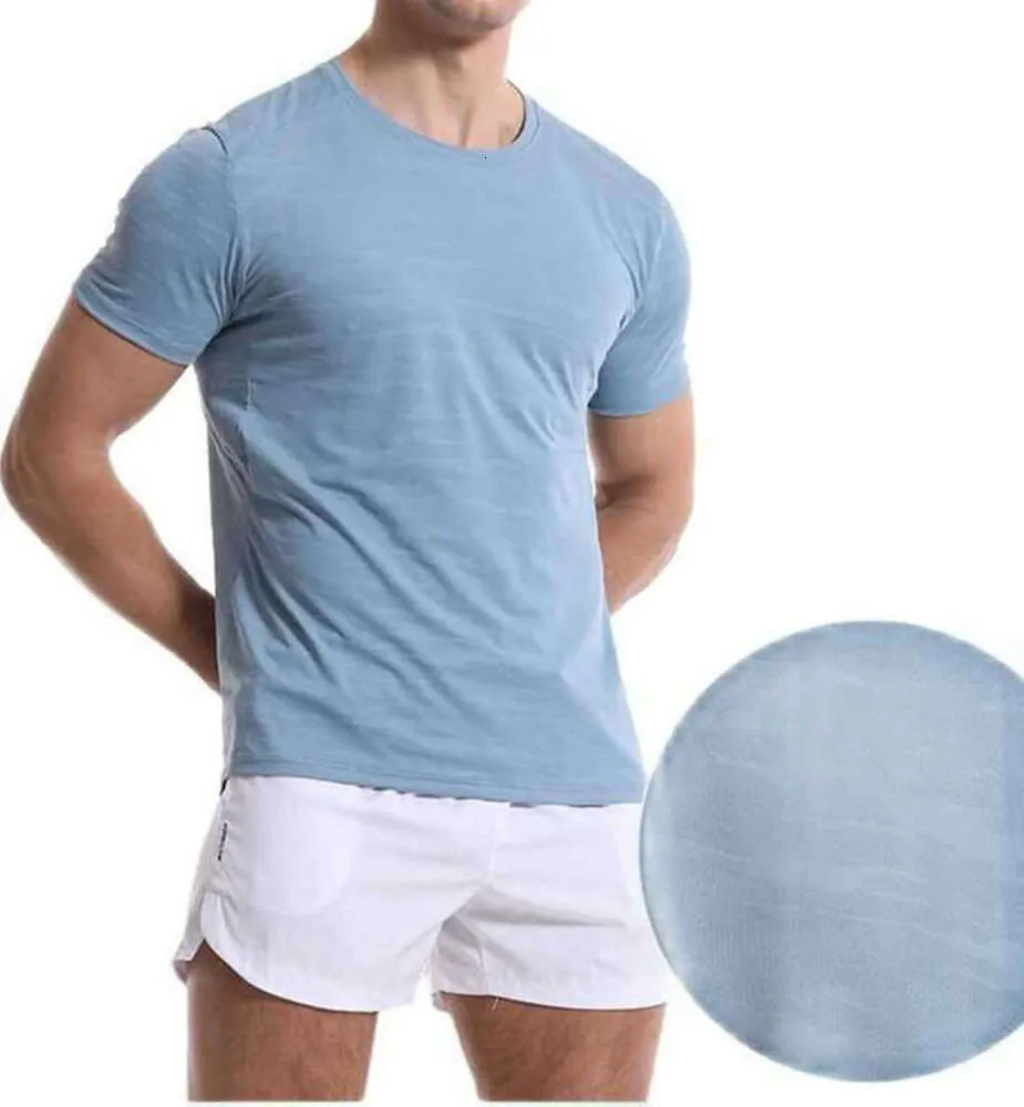 Homme Lululemens T-Shirt Eté Loisirs Course à Pied Entraînement Yoga Tenue Vêtements Fitness Séchage Rapide Respirant Ample Manches Courtes Haute élasticité et décontracté 33