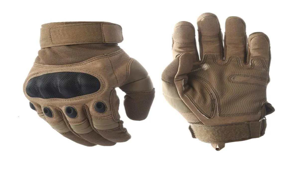 Gants tactiques militaires de l'armée à écran tactile Paintball Airsoft tir Combat antidérapant vélo dur Knuckle gants complets T194455556