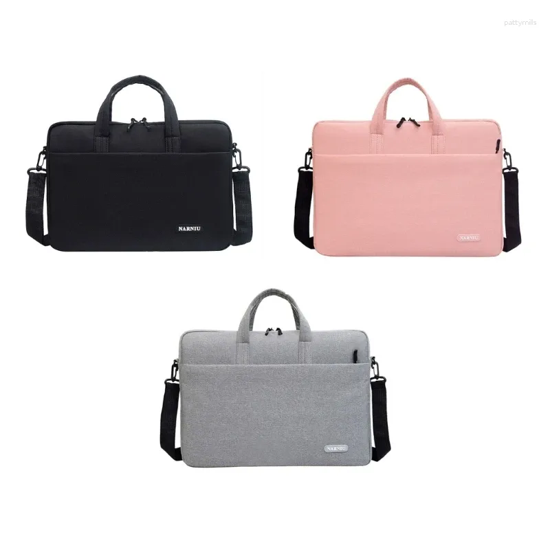 Briefcases 2024 Laptop Shoulder Bag Briefcase 13 14 15.6in Tablet Sleeve For CASE Durable And Lightweight Computer Notebook