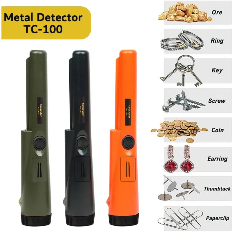 Puntatore per metal detector Pinpoint Puntatore GP Metal detector portatili Rilevatore ad asta di posizionamento IP68 Impermeabile TC-100 240105