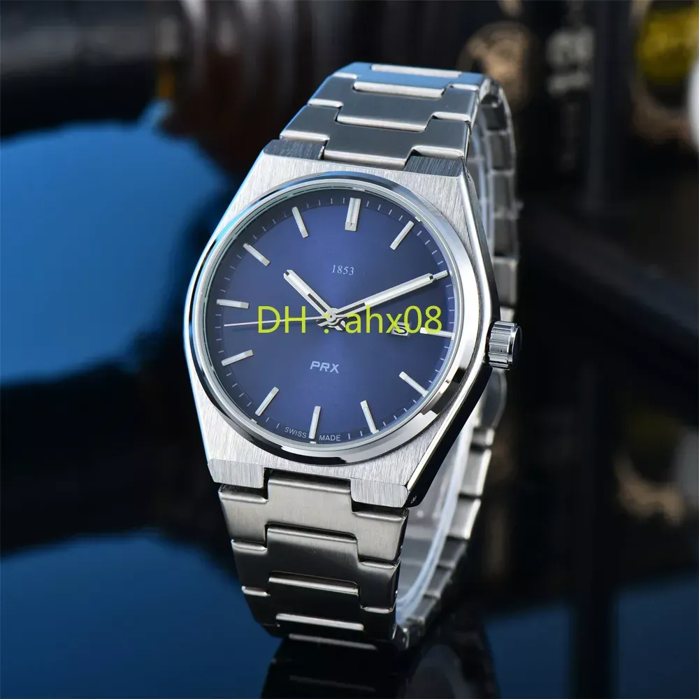 2023 Ny högkvalitativ toppmärke Prx Series 40mm Mens Watch Luxury Sapphire Mirror Men Automatic Designer Movement Watches Quartz Man Watchwristes Montre