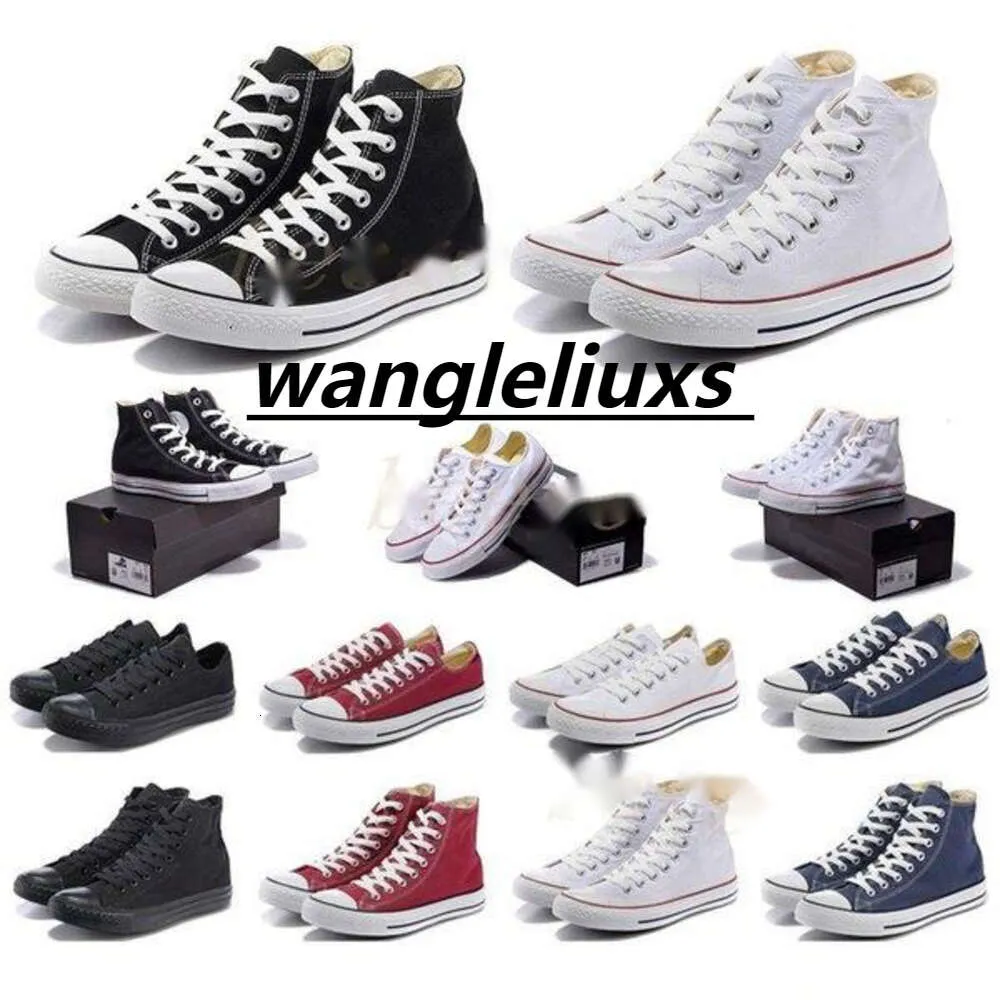 2024 Classique Toile Casual Chaussures Plateforme Salut Reconstruit Slam Jam Triple Noir Blanc Haut Bas Hommes Femmes 70 Chuck Chucks 70s Sport Baskets