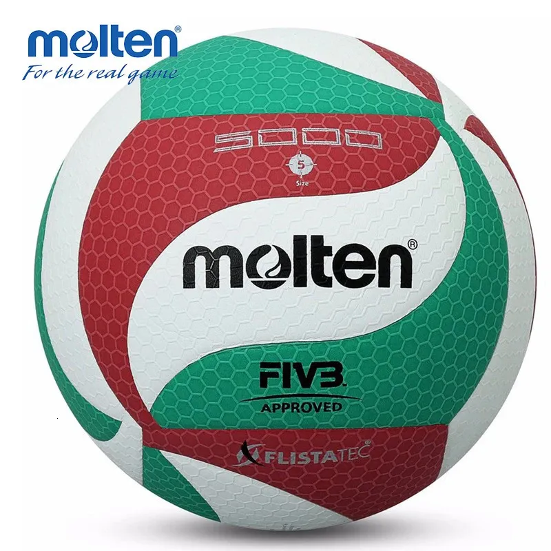 Ballon de volley-Ball Molten V5M5000 Original, taille officielle 5, pour entraînement de Match en intérieur et en extérieur, 240104