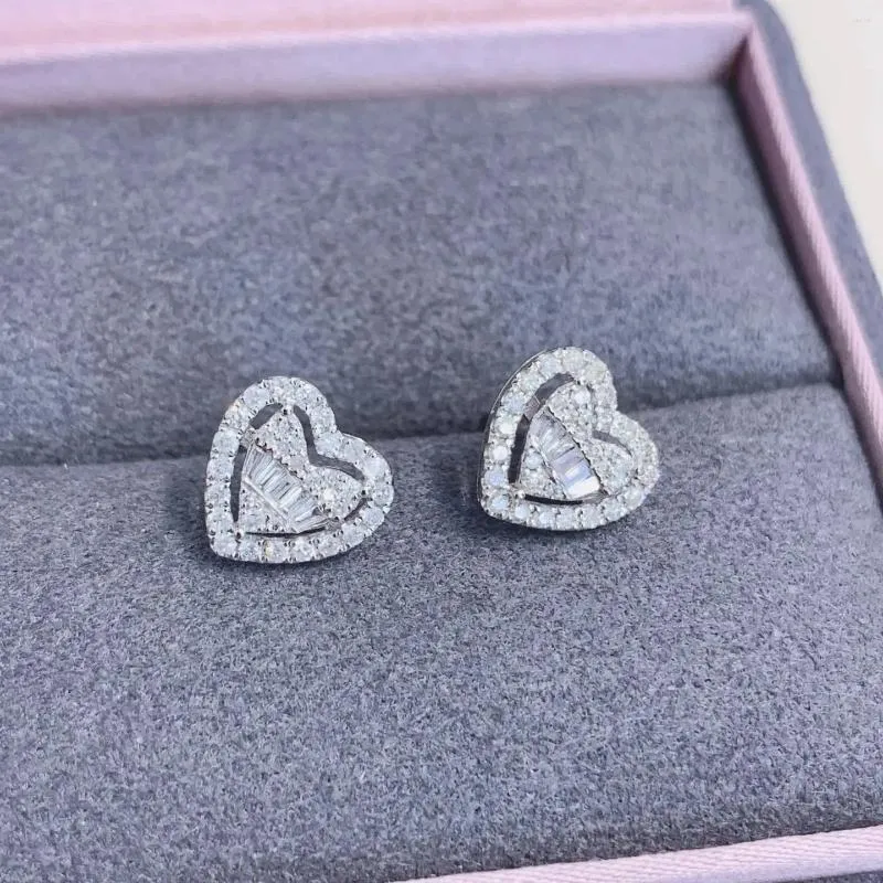 Boucles d'oreilles CZZJ2024 en vente No.0355 diamants blancs or 18 carats Nature 0,50ct goutte femelle pour les femmes fines