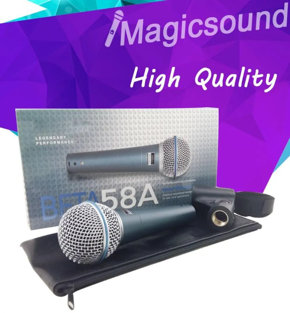 High Quality BETA58 Vocal Handheld Dynamic Wired Microphone Beta58 Supercardioid Microfone Beta 58 A Mic9143152
