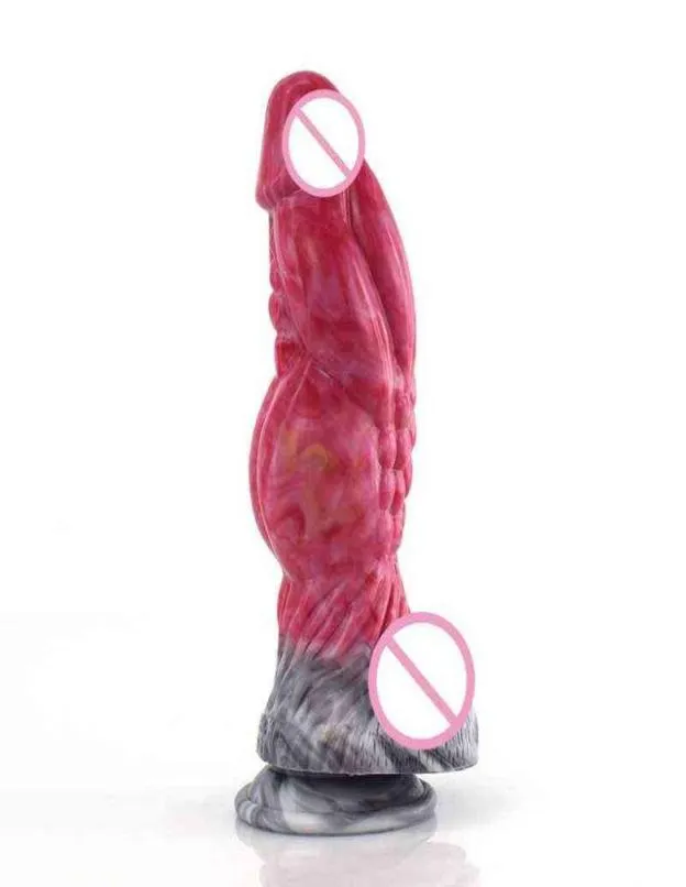 Nxy Dildos Dongs Multifunction Large Dildo Silicone Anal Plug with Suction Cup Sex Toys for Men Knot Penis女性Masturbato7991450