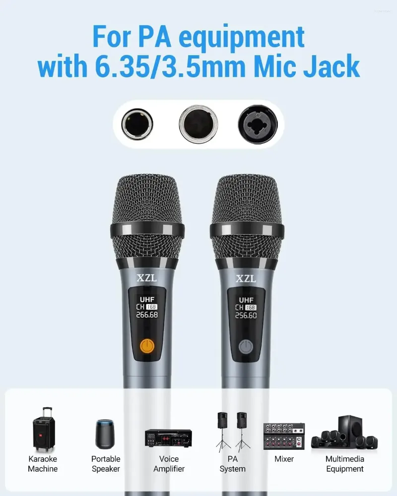 Microfoni Microfono Wireless UHF Dinamico Professionale Con Ricevitore Adatto Per Discorso Matrimonio Impianto PA Karaoke Canto