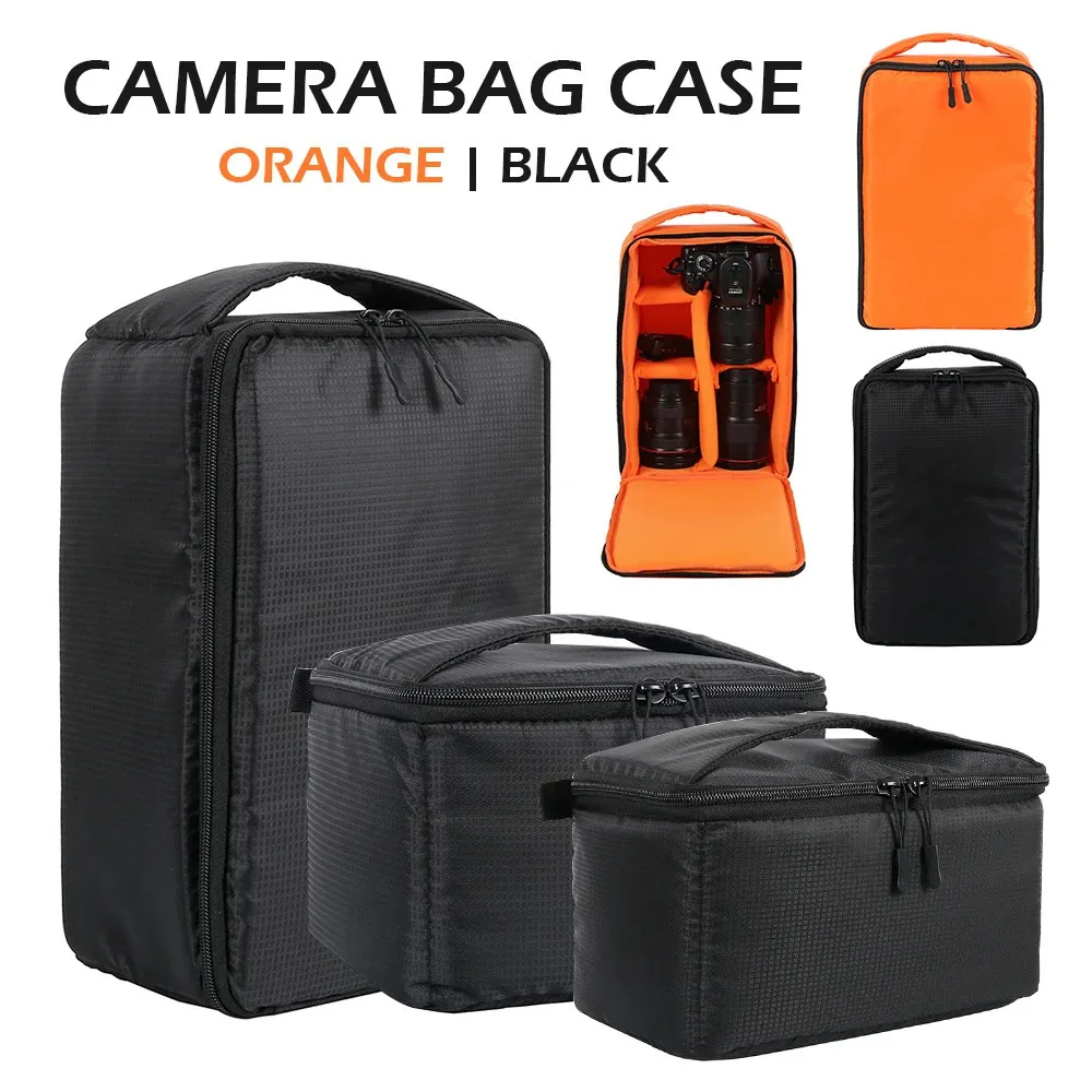 Bolsa para câmera dslr à prova d'água multifuncional mochila para câmera digital de vídeo ao ar livre capa po para nikon canon dslr lente 240104