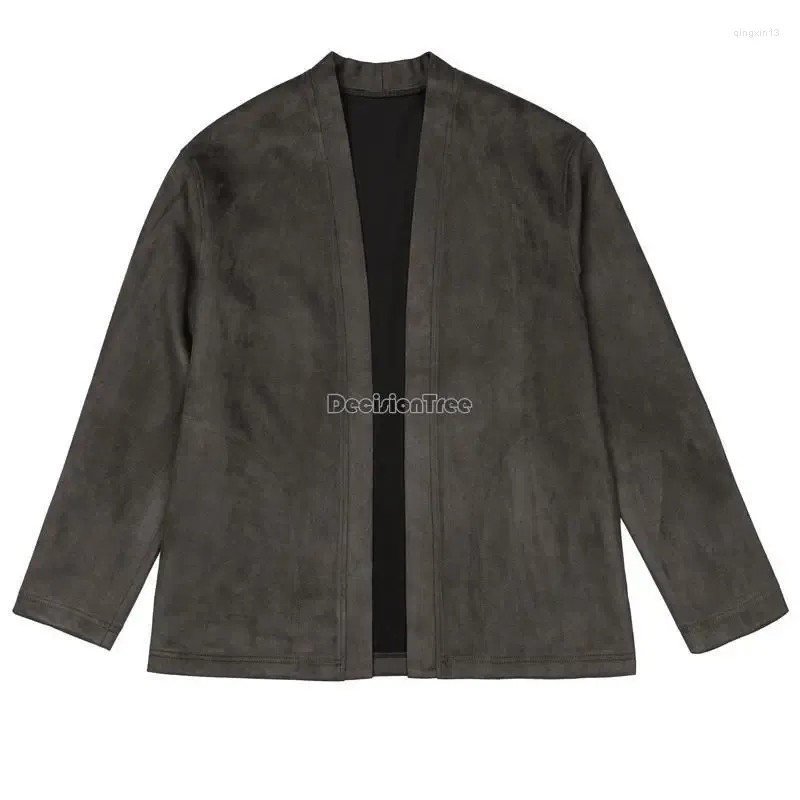 Ethnische Kleidung 2024 Männer Chinesischen Retro Mode Stil Herbst Lose Langarm Strickjacke Jacke Casual Täglichen Einfachen Mantel Top Ins W44
