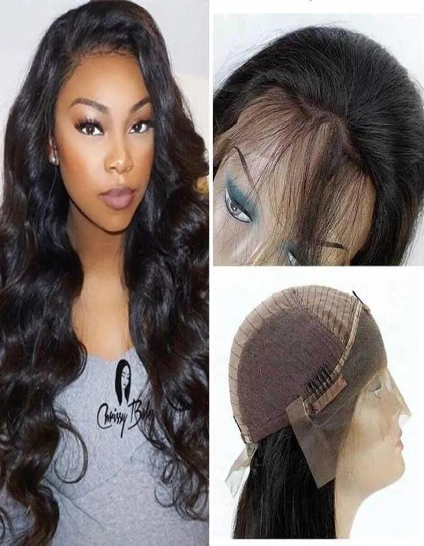 PRE PLUCKED BODY WAVE LACE FRONT PERAGAR MED BABY HUR INTE BESOCKAD BRAURILIAN PERUSTIAN MALAYSIAN Virgin Human Hair Weave Weavs Natural5246955