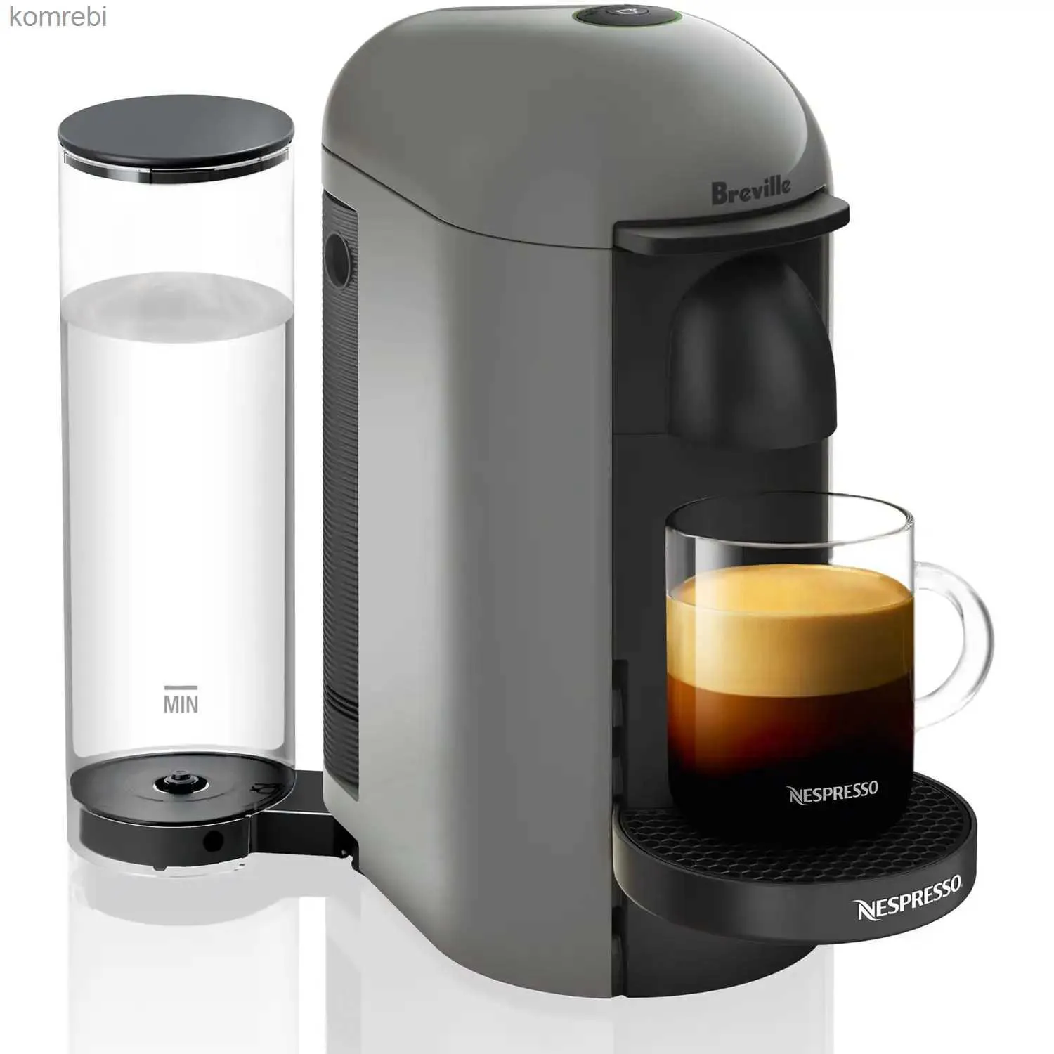 Coffee Makers Nespresso VertuoPlus Coffee and Espresso Maker by Breville GrayL240105