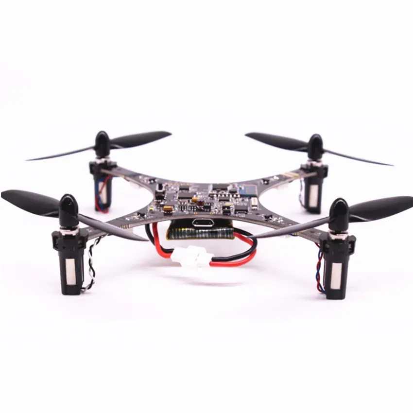 Crazepony DIY Micro Mini Aeronave de quatro rotores e 4 eixos APP Drone de controle remoto Helicóptero RC