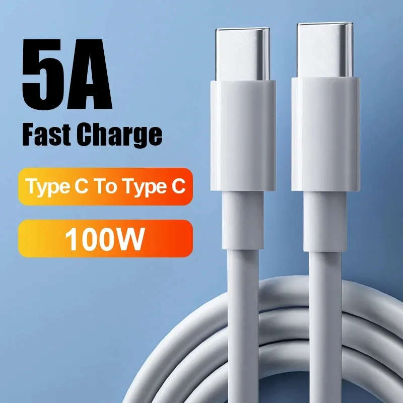 PD 100W 60W Fast Charge Data Cable USB C to USB Type-C Cable For Samsung Xiaomi Huawei Phone Data Lin