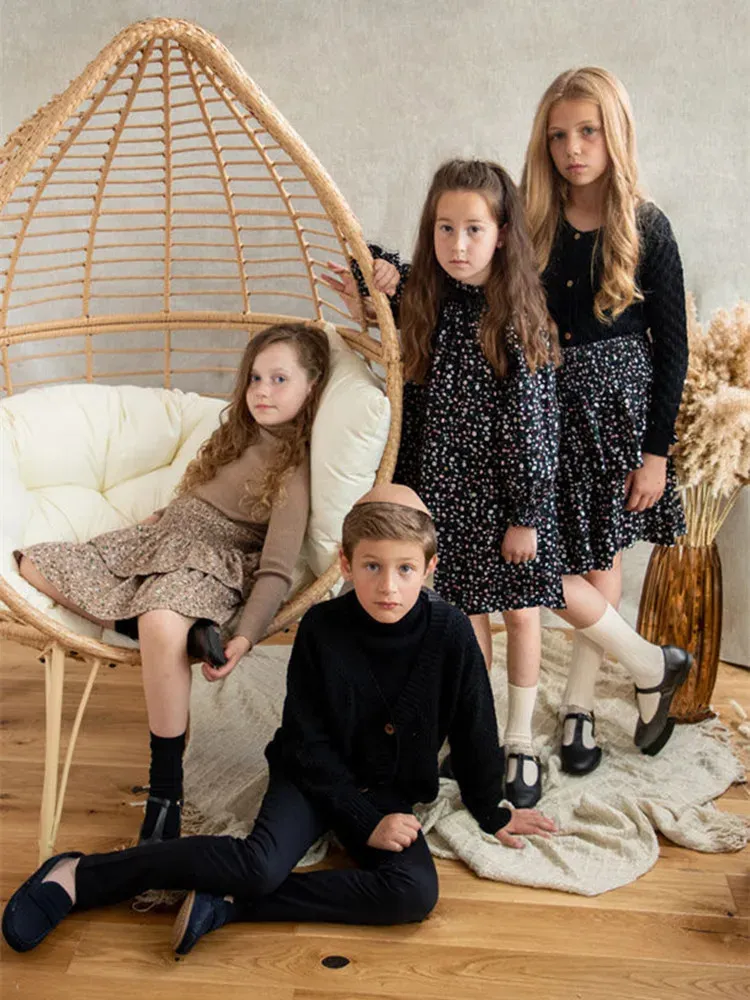 Vêtements Boutique pour enfants, filles et garçons, automne et printemps, tenues assorties pour famille, vêtements pour bébés frères et sœurs, 240104