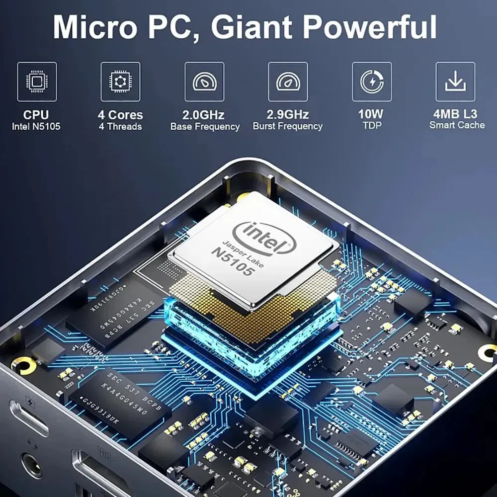Mini CPU Windows 10 Mini PC: GMKtec KB5 Mini PC With Celeron Mini CPU Windows 10 Mini PC: GMKtec KB5 Mini PC With Celeron