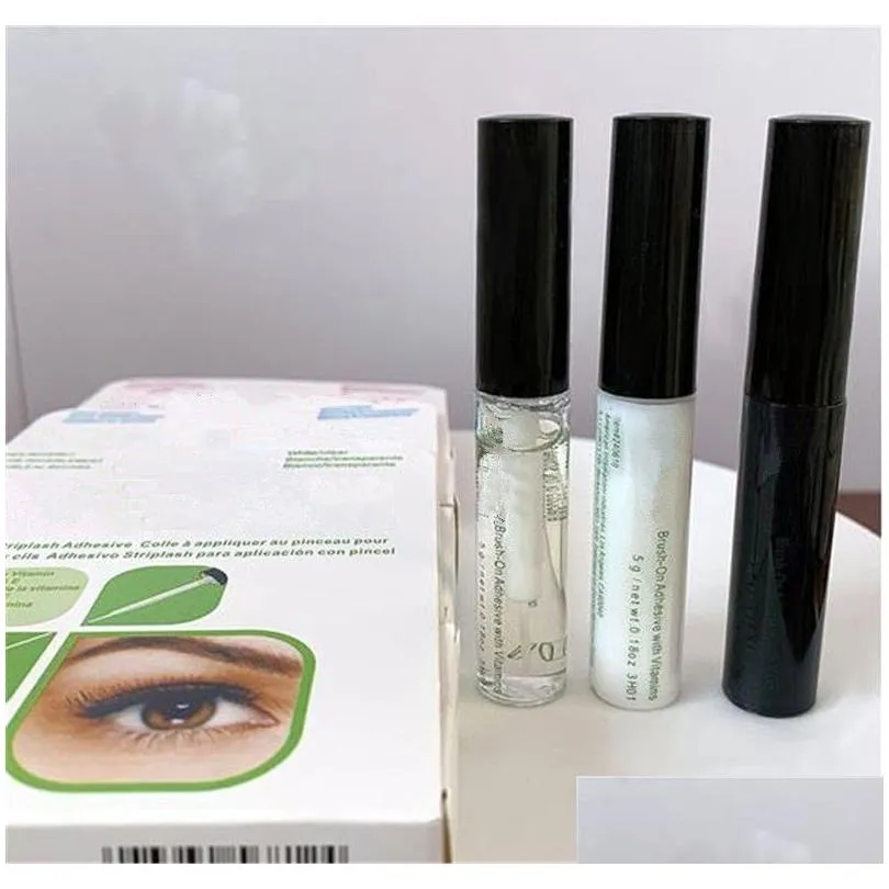 Wimperlijmen Lijm Wit Helder Zwart Kleur Wimperlijm Waterdichte wimpers Nertsen Valse wimpers Lijmen 5G Drop Delivery Healt Dhosu