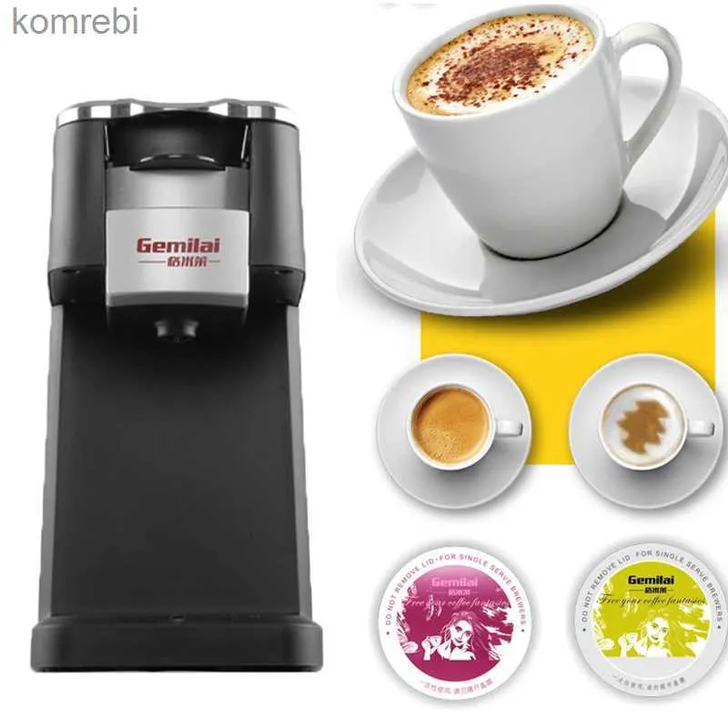 Coffee Makers Household Fully Automatic Capsule Coffee Machine Espresso Coffee Maker Infusing Tea Machine Certified Drink Maker Commercial UseL240105