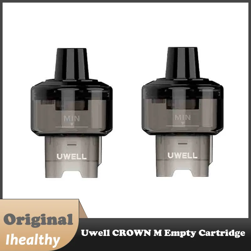 Пустой картридж Uwell Crown M, 4 мл, подходит для катушки Crown-M 0,4/0,8/0,6 Ом. Система двойной катушки с независимым управлением.