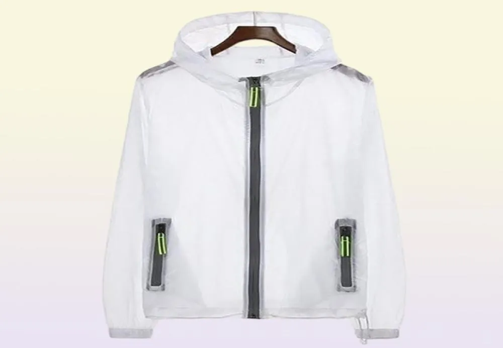 Veste mince transparente réfléchissante hommes été à capuche crème solaire grande taille manteau hommes Streetwear Chaquetas Hombre coupe-vent 5J0012464191701