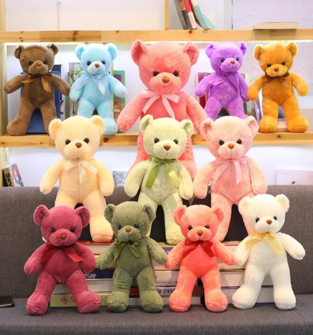 30cm cute bear doll plush toy children soft stuffed animal dolls bears toys girls high quality birthday gifts9094927