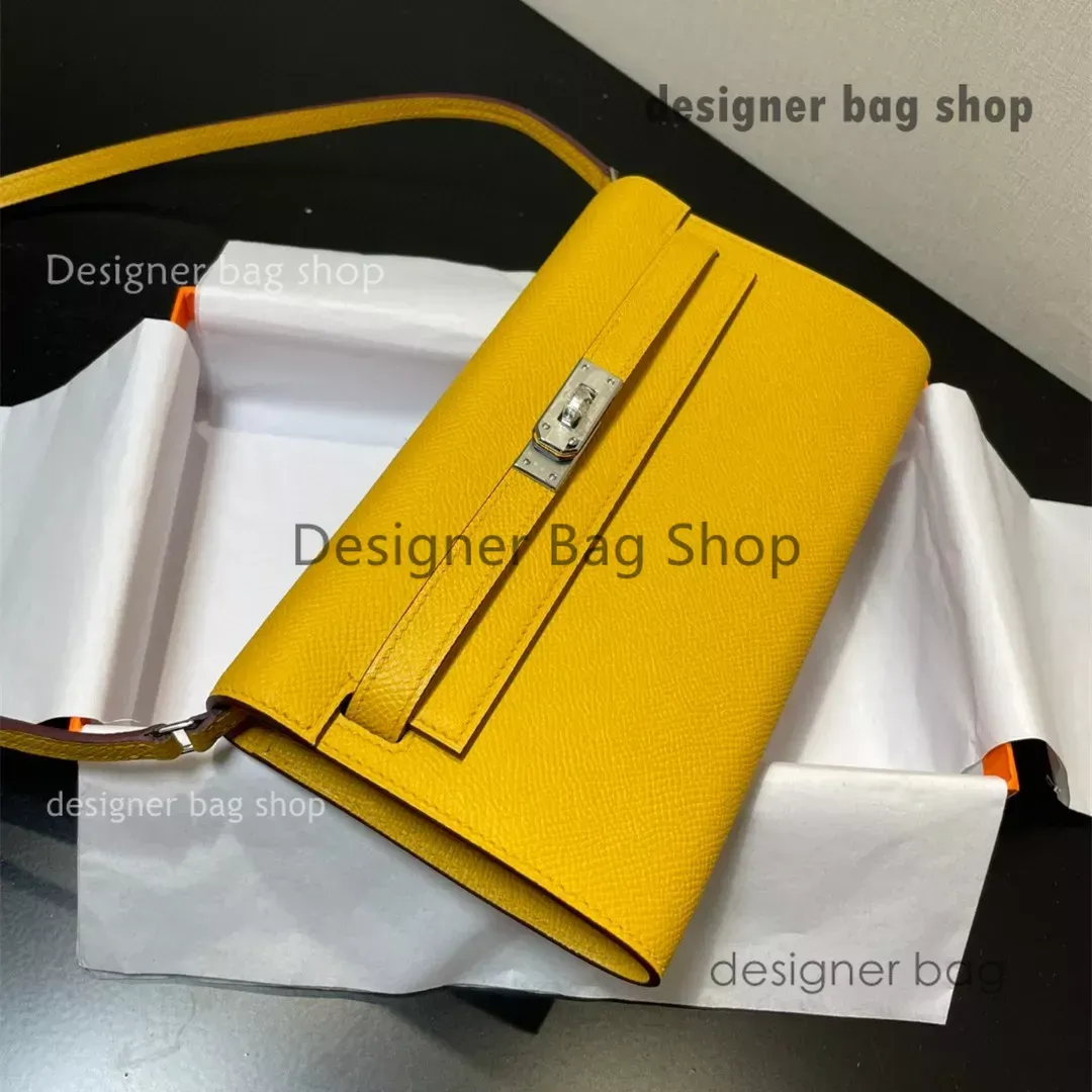 designer bag Handbag to go Woc Epsom 20.5cm 2023 New Wallet One Shoulder Messenger bag Fashion Classic Women's bag Luxury Custom Made Handmade Wax Thread Brand bags